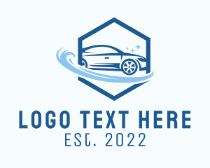 Hexagon Car Wash Cleaning  logo
