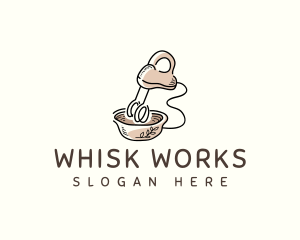 Whisk Mixer Baking logo