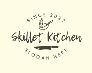 Cooking Knife Gourmet logo design