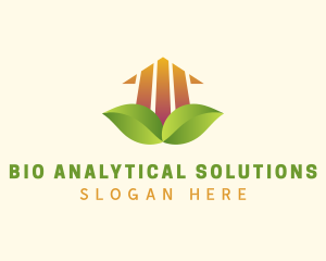 Leaf Arrow Analytics logo design