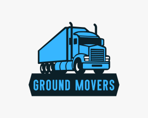 Trucking Freight Cargo Mover logo design