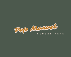 Retro Pop Company logo design