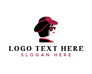 Woman Hat Shades  logo