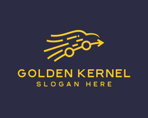 Golden Arrow Car  logo design