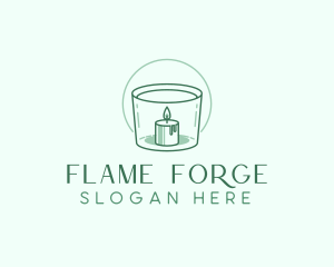 Candle Wax Spa logo design