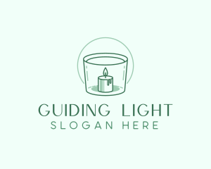 Candle Wax Spa logo design