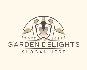 Shovel Plant Gardening logo design