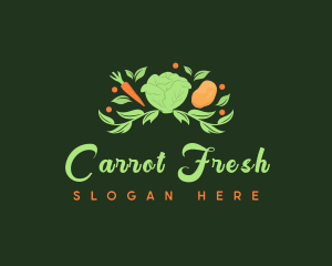 Cabbage Farm Vegan logo design