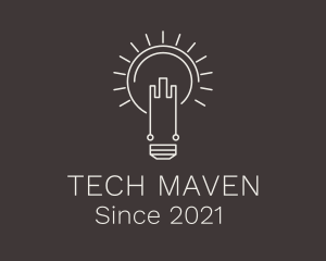 Solar Tech Bulb logo