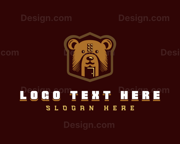 Cute Teddy Bear Logo