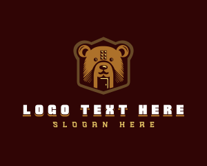 Cute Teddy Bear logo