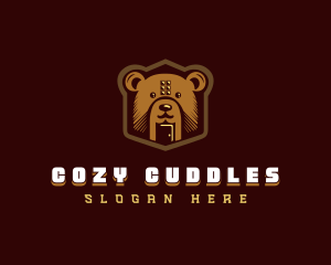 Cute Teddy Bear logo design