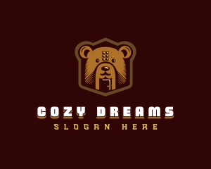 Cute Teddy Bear logo design