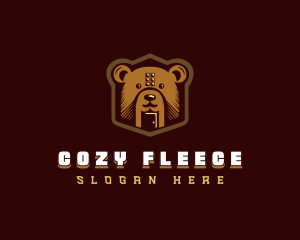 Cute Teddy Bear logo design
