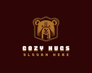 Cute Teddy Bear logo design