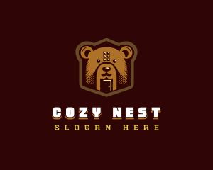 Cute Teddy Bear logo design