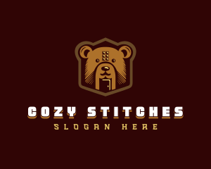 Cute Teddy Bear logo design