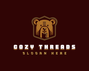 Cute Teddy Bear logo design