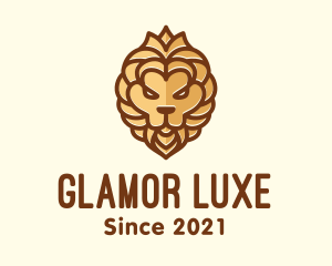 Luxe Lion Crest logo design