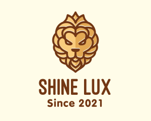 Luxe Lion Crest logo design
