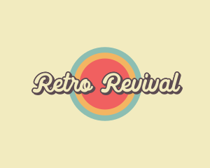 Retro Store Circle logo design