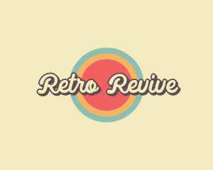 Retro Store Circle logo design