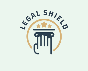 Legal Pillar Hand logo
