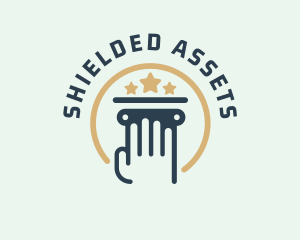 Legal Pillar Hand logo