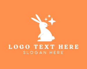 Easter Bunny Sparkle logo