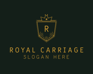 Leaf Royal Shield logo design