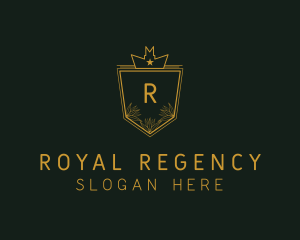 Leaf Royal Shield logo design