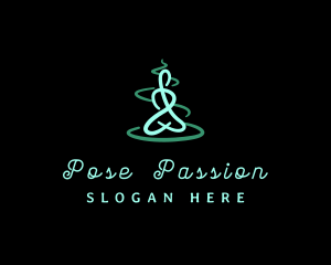 Human Yoga Wellness logo design