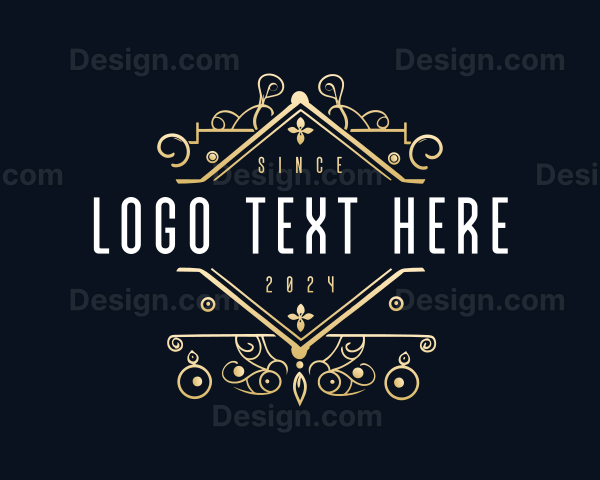 Luxury Art Deco Studio Logo