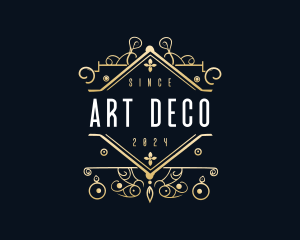 Luxury Art Deco Studio logo design