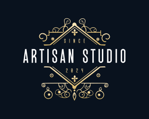 Luxury Art Deco Studio logo design