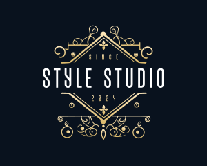 Luxury Art Deco Studio logo design