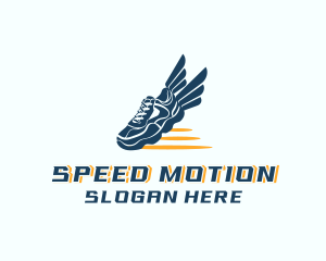 Sports Wing Shoes logo design