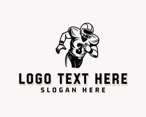 Varsity Football Touchdown logo