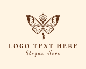 Brown Butterfly Key logo