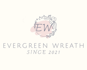 Floral Leaf Vine  logo design