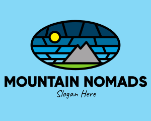 Mountain Landscape Mosaic  logo design