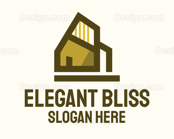 House Bungalow Building Logo