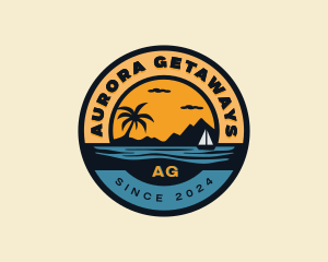 Beach Vacation Getaway logo design