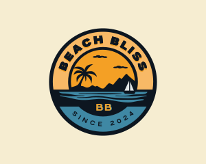 Beach Vacation Getaway logo design