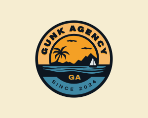 Beach Vacation Getaway logo design