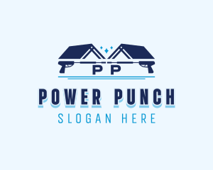 Home Roof Power Washer logo design