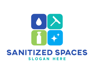 Janitorial Sanitation Cleaning logo