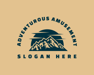 Mountain Outdoor Adventure logo design