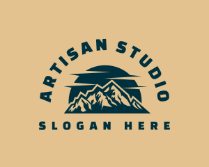 Mountain Outdoor Adventure logo design