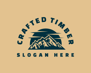 Mountain Outdoor Adventure logo design